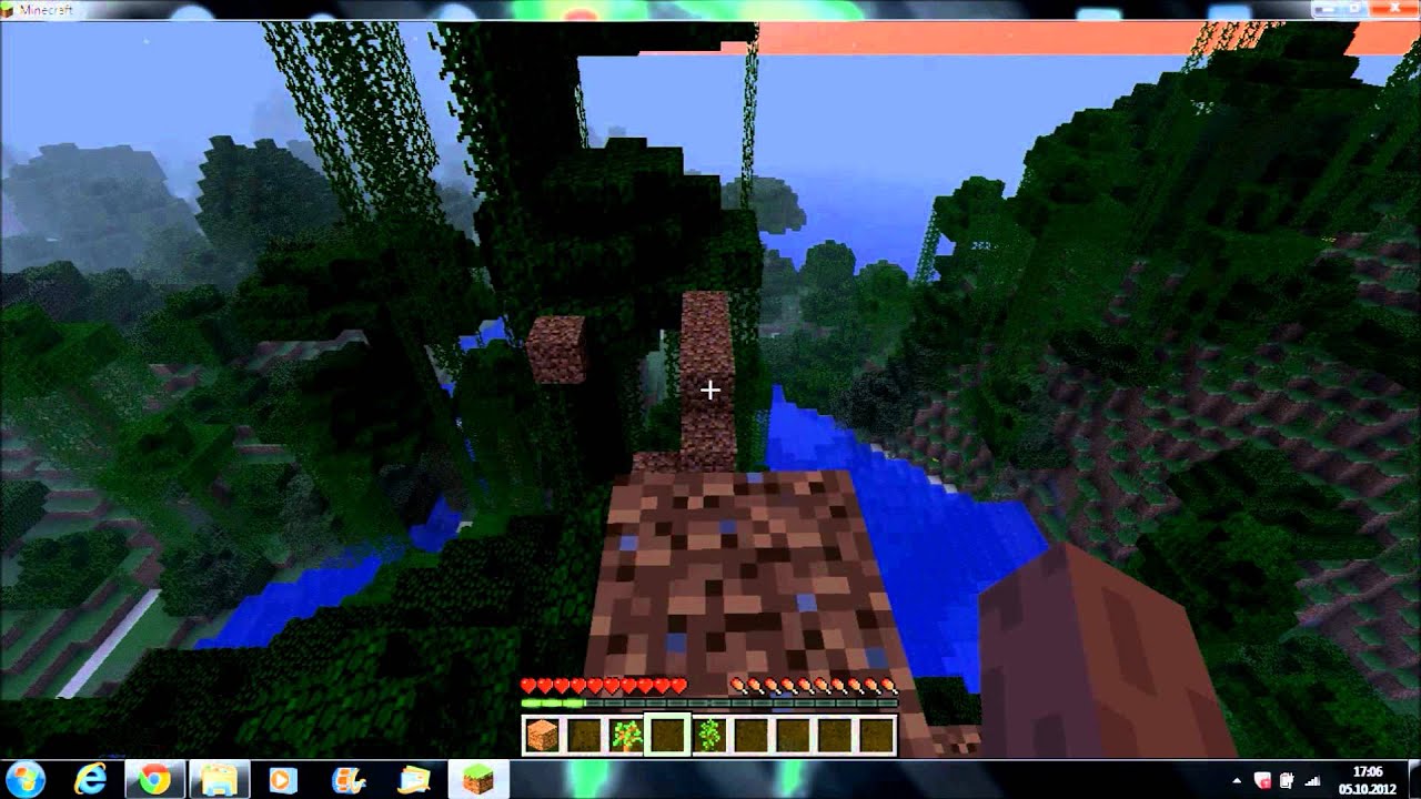 Minecraft - Tutorial For Mega-Jump And How To Get There - YouTube