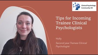 Tips for Incoming Trainee Clinical Psychologists 2023