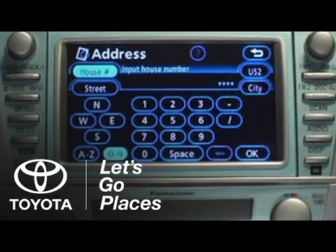 Camry How-To: Navigation System - Register Home Address | 2007 - 2009 Camry | Toyota - Camry How-To: Navigation System - Register Home Address | 2007 - 2009 Camry | Toyota