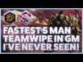 Thrall Earthquake - FASTEST 5 MAN TEAMWIPE IN GM I'VE NEVER SEEN! - Grandmaster Storm League