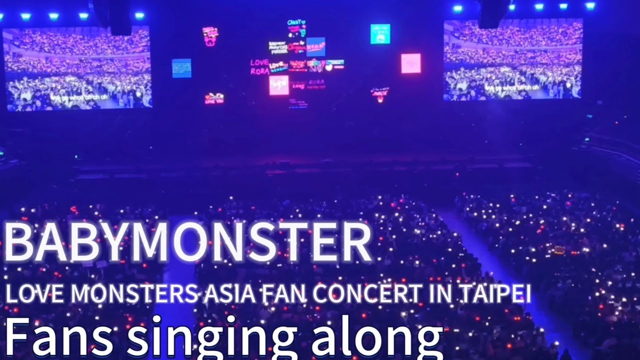 BABYMONSTER Live in Taipei 🎤 | LOVE MONSTERS Asia Fan Concert