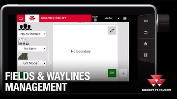 MF TERMINALS | HOW TO | USE FIELDS & WAYLINES MANAGEMENT