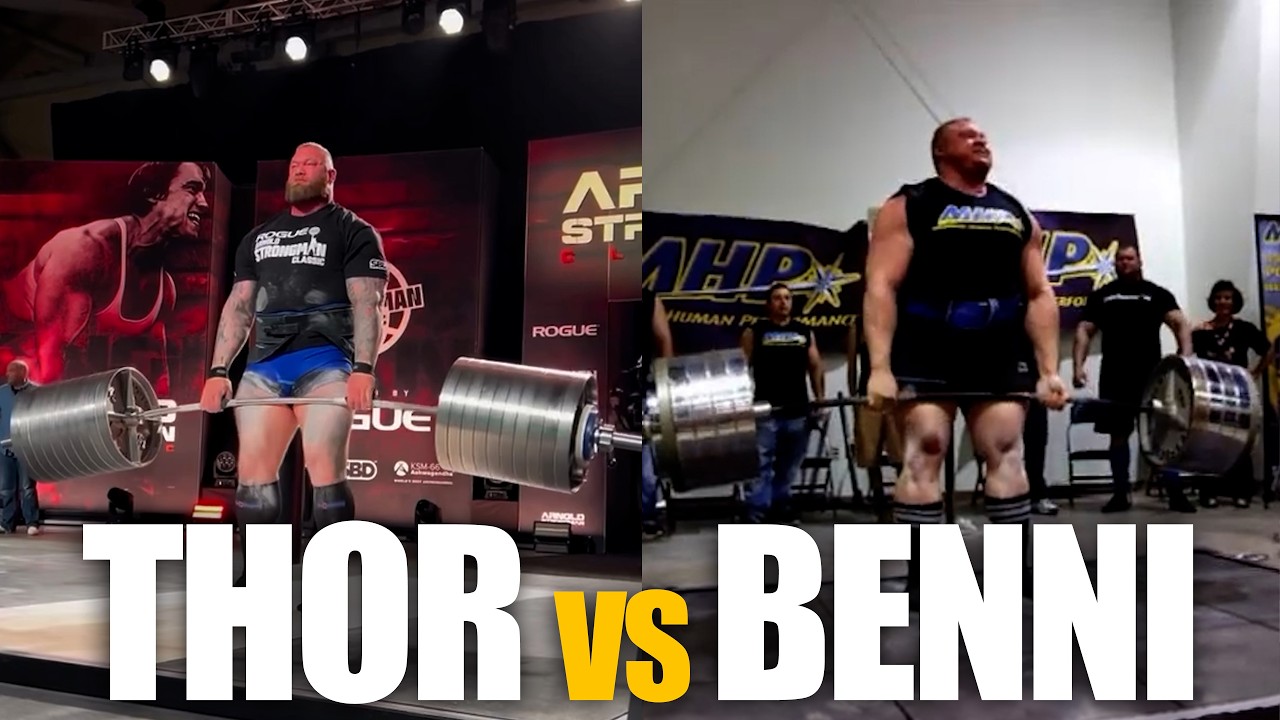 Тор против Бенедикта Магнуссона: объяснение величайшего станового тяги с весом 450 кг