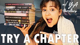 Try A Chapter Feat. New YA Thrillers | Book Tag Try A Chapter Feat. New YA Thrillers | Book Tag