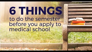 Before You Apply to Medical School #premedadvice #premed #medschool