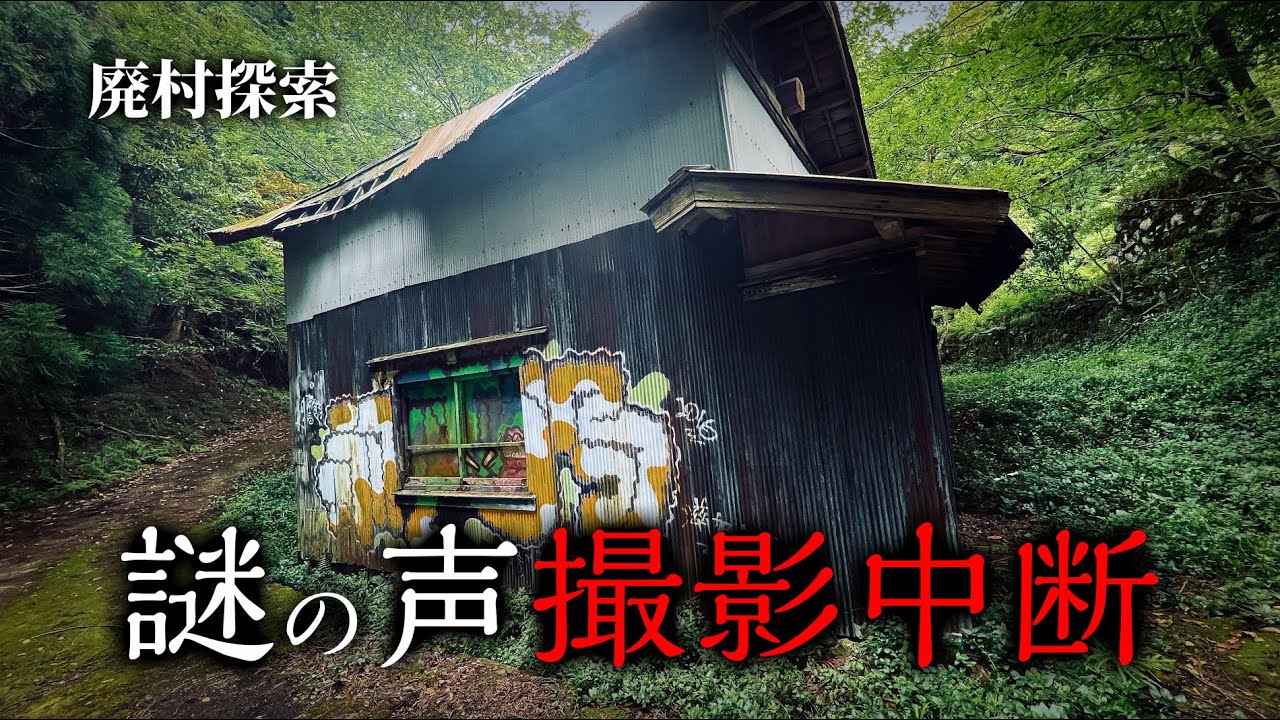 【撮影中断】廃村探索の途中で謎の声に逃げる50代男性【滋賀県多賀町】向之倉・甲頭倉・酷道