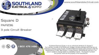 Square D PAF1236 1200 Amp 600 Volt 3 Pole Circuit Breaker
