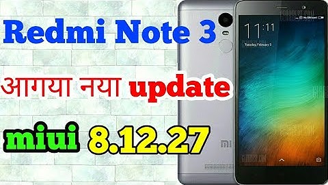 Redmi Note 3 New Update miui 8.12.27 !!special Edition 2019