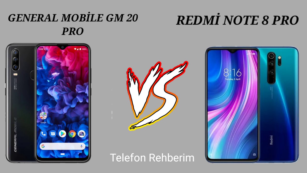 General Mobile Gm Pro Vs Redmi Note 8 Pro Youtube