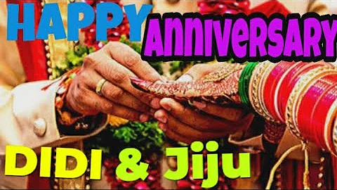 Happy anniversary Didi- Jiju
