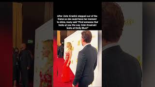 john krastini steps out of the frame just to admire Emily blunt #emilyblunt