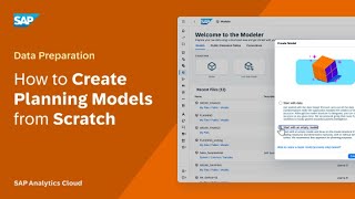 How to Create Planning Models from Scratch: SAP Analytics Cloud
