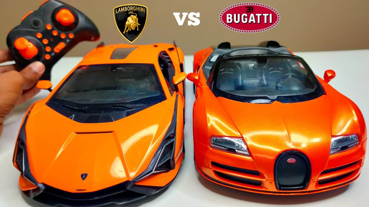 Rc Super Sports Bugatti Veyron Vitesse Car Unboxing & Testing - Chatpat Toy  Tv - Youtube