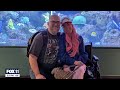 Woman in hospice care gets wish granted at Aquarium of the Pacific