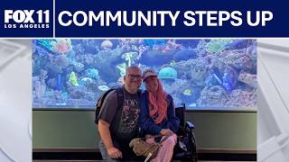 Woman in hospice care gets wish granted at Aquarium of the Pacific