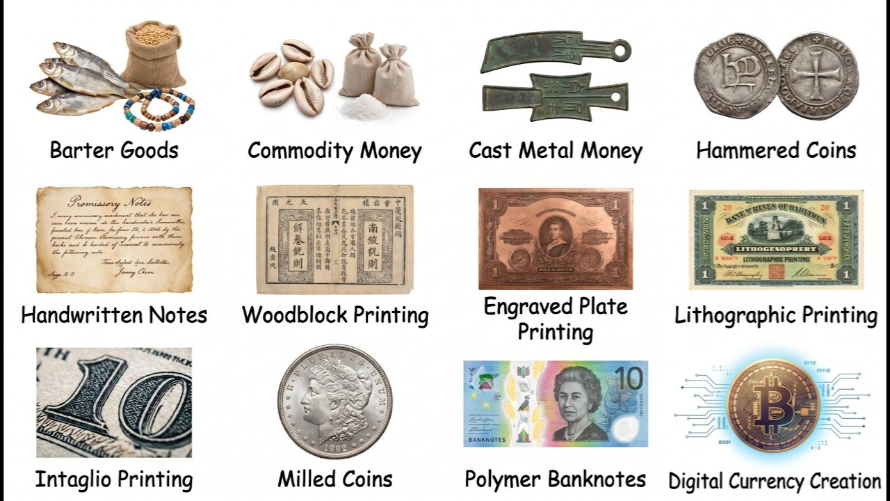 Every Historical Money Production Method Explained