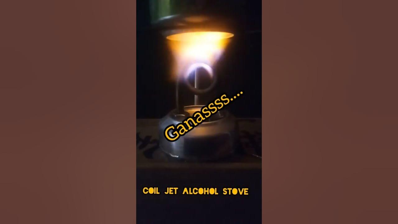 alcohol stove coil jet alcohol stove [bikin kopi ala backpeker ] YouTube