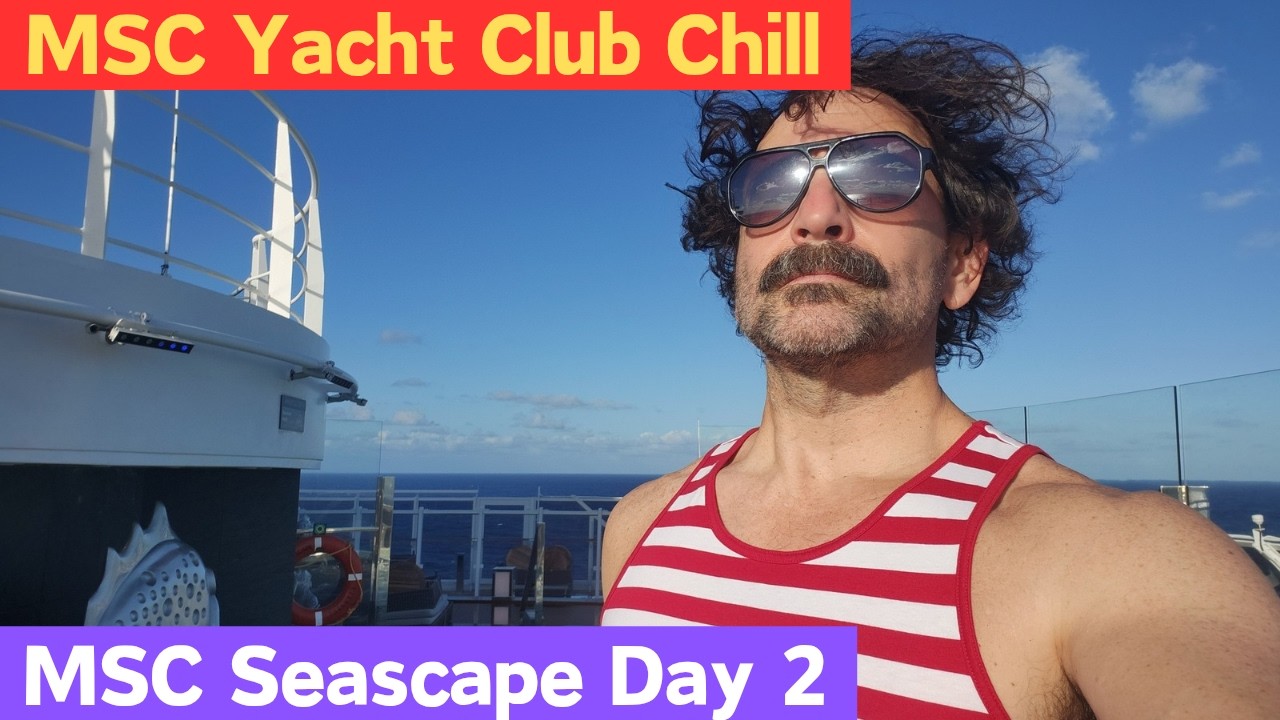 MSC Yacht Club Lunch | Sundeck Hottubs | Captain's Toast | Day 2 | EP04