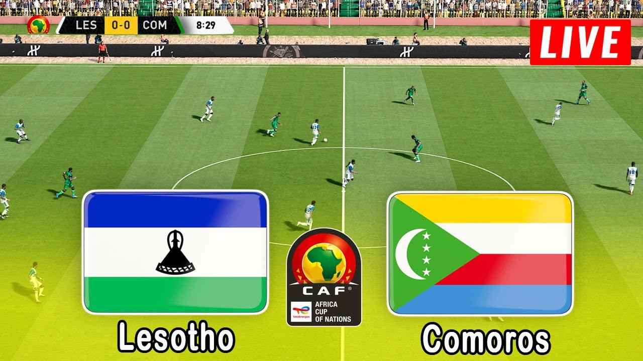 🔴LESOTHO vs COMOROS LIVE Africa Cup of Nations Qualification 2023