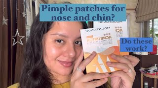 Celebrity Do these hydrocolloid pimple patches for nose and chin actually work? || Mountainor pimple patches Profile