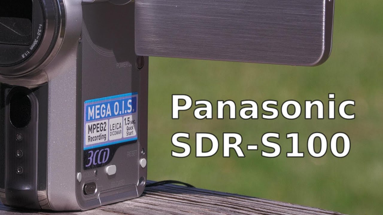 Panasonic SDR-S100 パナソニック SDビデオカメラ-