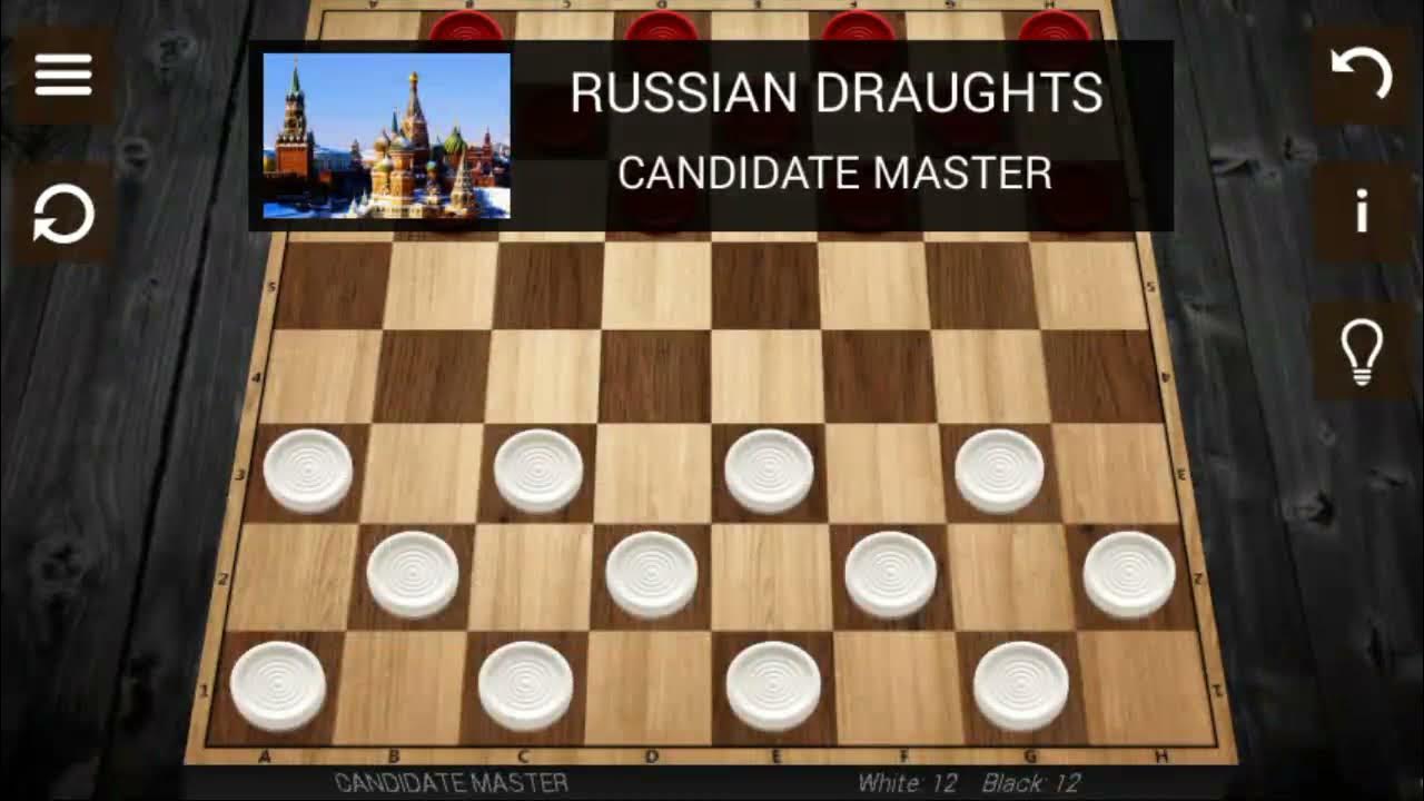 Russian Draughts 'CANDIDATE MASTER' level in 200 seconds YouTube