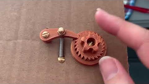 3D Printed Ratchet & Pawl