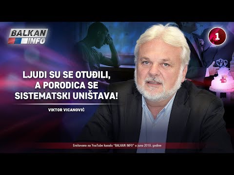 INTERVJU: Viktor Vicanović - Ljudi su se otuđili, a porodica se sistematski uništava! (10.6.2019)