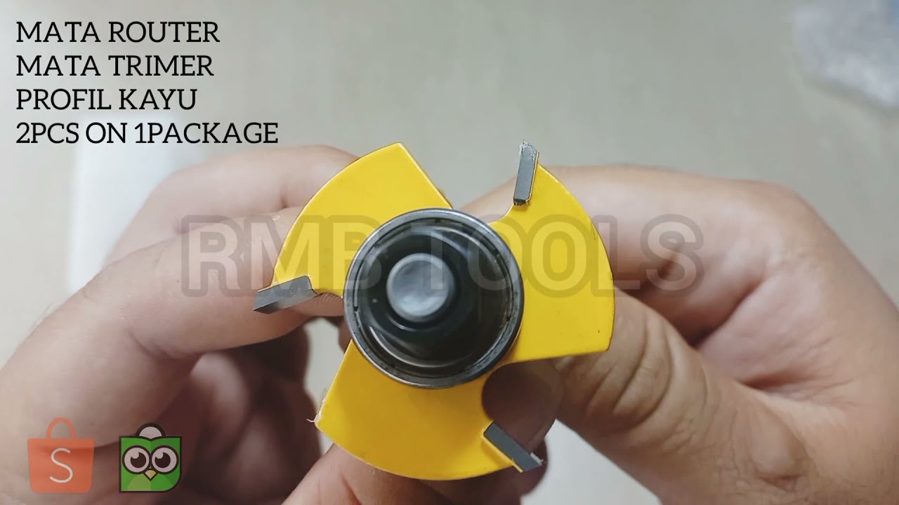 [2pcs] MATA PROFIL 8MM / MATA ROUTER TRIMMER TONGUE & GROOVE 8MM