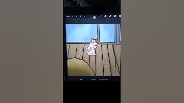 "Animating a Cat in Procreate – Simple 😻😻😻" #shorts #procreate #animationmaker