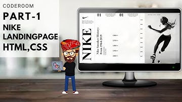 Creating a Landing Page using HTML, CSS with CodeRoom | Part - 1