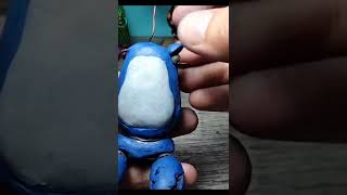 🔥HOW TO MAKE WITHERED BONNIE WITH CLAY #shorts #fnaf #fyp