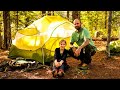 Tent camping with my daughter  back country hiking and camping