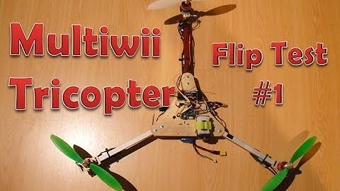 Multiwii Tricopter Flip Test #1