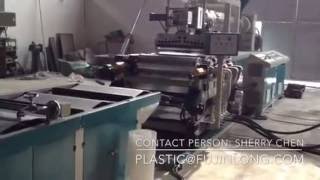 horizontal mono-layer sheet extrusion line
