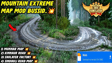 Map Mod Bussid 4.2 - Released 4 Mountain extreme map Mod For Bus Simulator Indonesia।Bussid Mod Map
