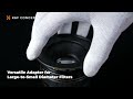 K&F CONCEPT Brass Filter Adapters Ring Step-Up Ring for Canon Nikon