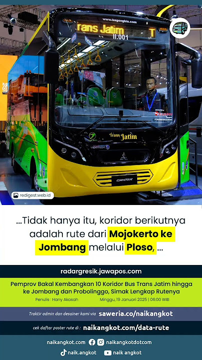 Rute Jombang ke Mojokerto?