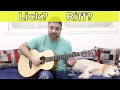 What's A Lick and What's A Riff, Anyway? Guitar Lesson (and LickNRiff Name Explained)  |  LickNRiff