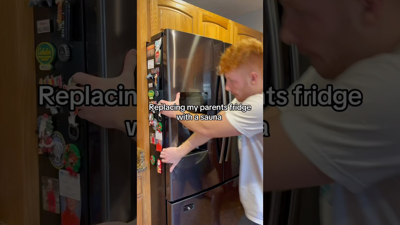 Заменил родительский холодильник на сауну