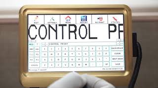 Thermal Inkjet Printer - Icon Based Touch Screen