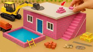 Earthquake Collapses House | DIY Mini Shake Resistant Cement House Construction Science Project
