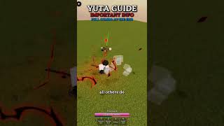 REWORKED YUTA GUIDE IN JUJUTSU SHENANIGANS #jjs #roblox