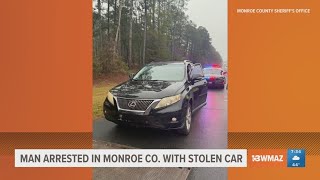 Stolen Lexus out of Florida recovered by Monroe County Sheriff's Office over the weekend