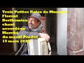 Trois Petites Notes de Musique Florent Berthomieu chant accordéon Marché du mardi Prades 15 mars 202