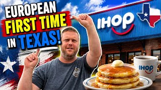European try IHOP for the FIRST TIME