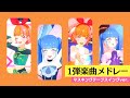 【アイカツプラネット！】1弾楽曲メドレー ここあ＆りつこver.【HAPPY∞アイカツ！／Bloomy＊スマイル／キラリ☆パーティ♪タイム／FLYING TIPS】