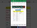 Stop Wrong Entries in Excel with This Simple Trick! | Data Validation Guide #excel #skillexcel