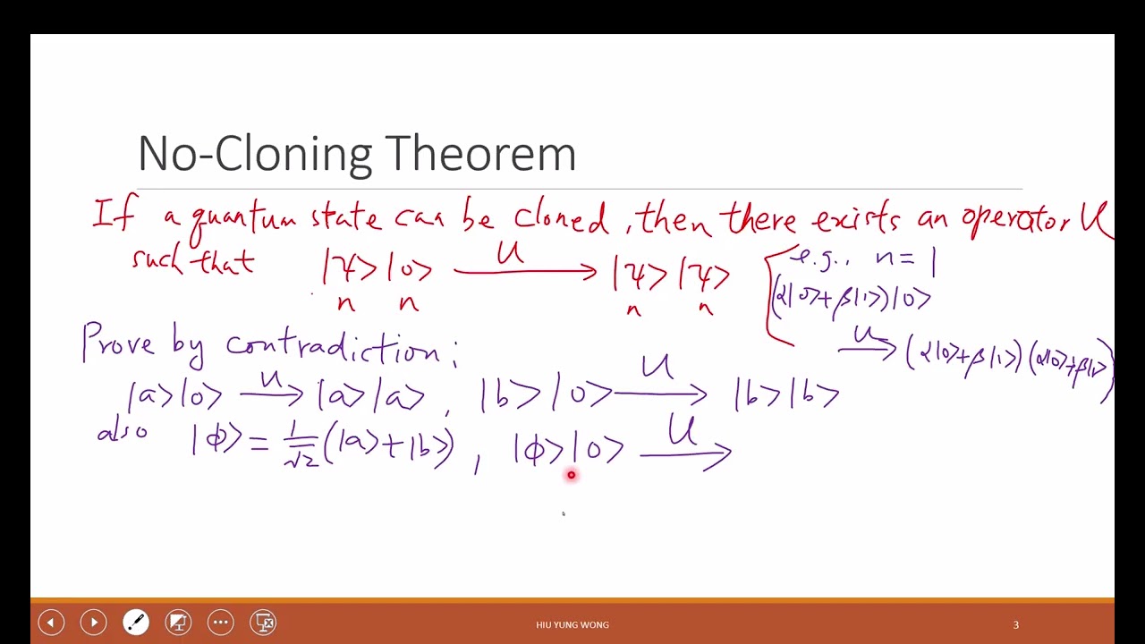 L15   No Cloning Theorem, CNOT with LSB control qubit, Implement SWAP using CNOT