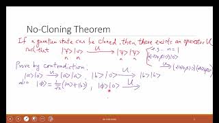 L15   No Cloning Theorem, CNOT with LSB control qubit, Implement SWAP using CNOT